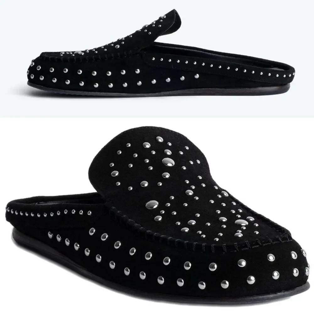 Zadig and Voltaire Sleeper Dream Studs Leather Sandal